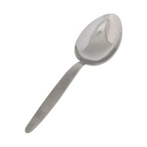 BNAZIND Chef Kunz Spoon | 9 inch 2.5 Tbsp18/10 Stainless Steel Serving Spoon | Basting Quenelle Cooking Plating Dinner Chef Spoons