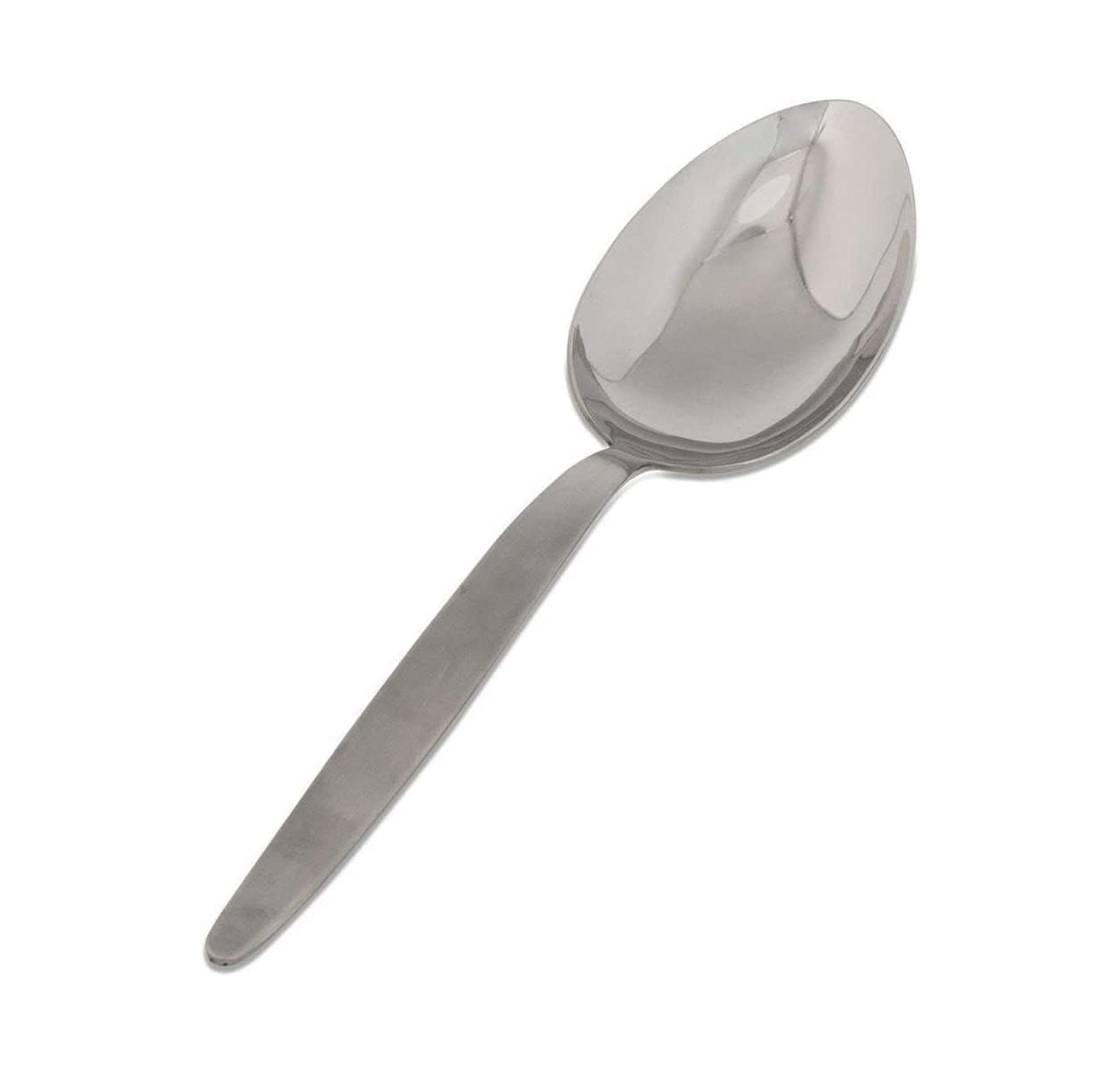 BNAZIND Chef Kunz Spoon | 9 inch 2.5 Tbsp18/10 Stainless Steel Serving Spoon | Basting Quenelle Cooking Plating Dinner Chef Spoons