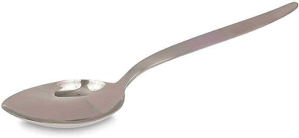 BNAZIND Chef Kunz Spoon | 9 inch 2.5 Tbsp18/10 Stainless Steel Serving Spoon | Basting Quenelle Cooking Plating Dinner Chef Spoons - Image 3