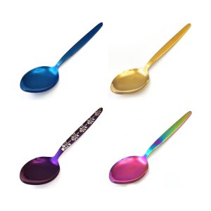 Chef Kunz Spoon | 9 inches Serving spoons | Silver Stainless Steel 2.5 Tbsp Basting Spoon