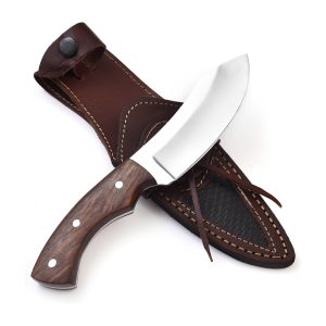 Nessmuk Knife Bushcraft Knives 8.75 Inches Fixed Blade Hunting Knife, Outdoor Survival Skinning knife, Camping knife, Hunting Gear Knife with Sheath